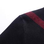Slim Fit Mens Warm Winter Sweaters Zip Front , Mens Knitted Cardigan Jacket