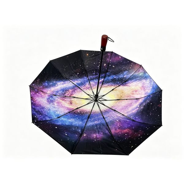 Custom Printed Logo Umbrellas Auto Foldable Umbrella
