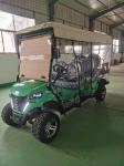 2+2-Seater Luxury Green Electric Golf Cart 14-Inch Off-Road Tires For Various