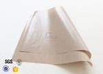0.12mm Brown Food Grade Non Stick Silicone Baking Mat BBQ Grill Mat Oven Liner