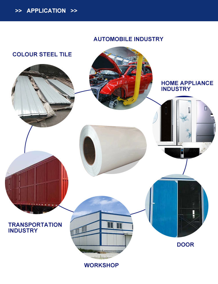 Efficiency Violet Blue PPGI PPGL Coils for Color Coated Metal Zinc Steel Coil from RAL PPGI