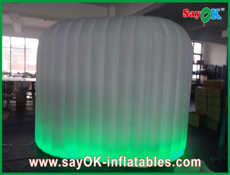 Inflatable Photo Studio Indoor Inflatable Photobooth Shell Tent Wedding Ceremony With Camera Logo