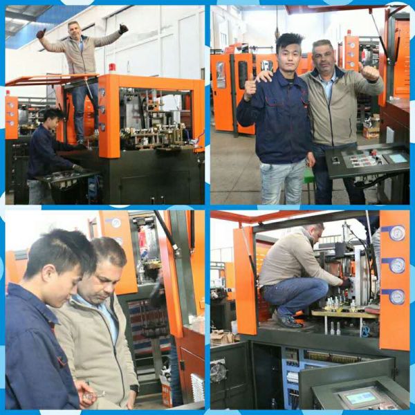 3200 - 3500 BPH Pet Bottle Blowing Machine With Advanced PLC Control System