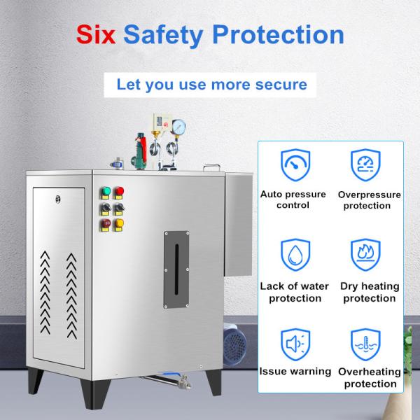 Small Electric Vertical Steam Generator Boilers Automatic 0.7MPa For Textile