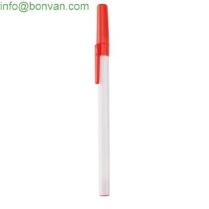 Wholesale cheap hotel use plastic ball pen, stick ballpoint pen for logo promotional from china suppliers