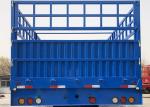 Curb Weight 6.2T Stake Semi Trailer 12R22.5 Fence Cargo Trailer