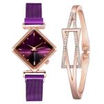 3Bar Waterproof Ladies Watch And Bracelet Gift Set ODM Availbale