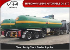 Wholesale Fudeng 3 Axles Max 25Tons / 60m3 / 60000Liters Lpg Propane Tanker , LPG Transport Trailer from china suppliers