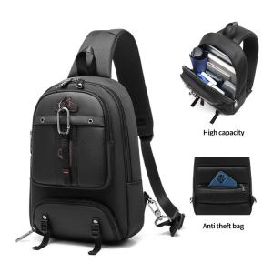 Wholesale Factory wholesale large capacity shoulder bag multi functional travel sling bag men's Crossbody chest bag from china suppliers