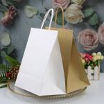 150g Karft Paper Food ECO Friendly Paper Bag Iron Golden Print