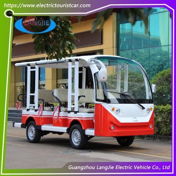 11 Seater Climbing Ability 20% Electric Tourist Car with Medical Chest for
