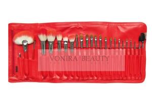 Wholesale Natural Hair Handmade Makeup Brushes With Dual Tone Synthetic Hair from china suppliers