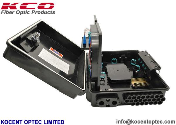 KCO-FAT-24B Fiber Optic Terminal Box 24 Core BS PC Material IP65 Outdoor