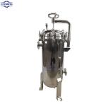 Hot sales food grade Stainless steel single bag filter housing for water