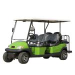 4 Front Seat and 2 Back Seat Electric Golf Cart 48V Lithium Battery Powered