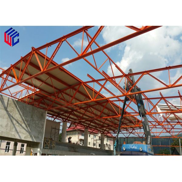 Outdoor Structural Pipe Rack Steel Frame Structure Robust Construction