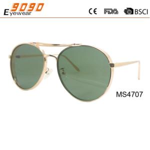 Wholesale Classic fashion style sunglasses ,made of metal frame ,suitable for men and women from china suppliers