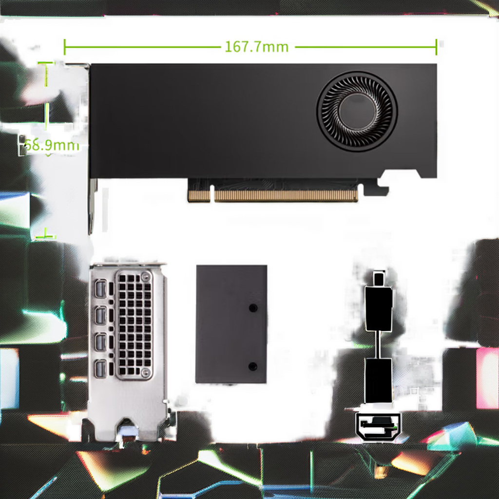 Brand New RTX A2000 GPU Card 6G/12G GDDR6 Memory N vidia PCI Express Interface Laptop Desktop Workstation MXM Condition Fan