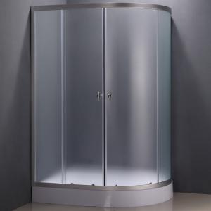 Wholesale 1150x800x1950mm 4mm Self Contained Shower Units Silver Aluminum Frame from china suppliers