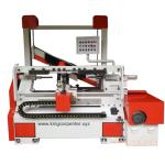 Automatic back knife wood lathe machine for drumsticks baseball bat