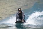 BluePenguin Black/Red/Green 110cc Gasoline Powered Surfboards for Lakes Rivers