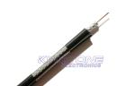 PE Jacket with Steel Messenger RG6 CATV Coaxial Cable 18AWG CCS for Outdoor
