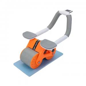 China New Roller With Elbow Support Abdominal Exercise Roller Wheel For Core Trainer Automatic Rebound Ab Wheel Roller on sale