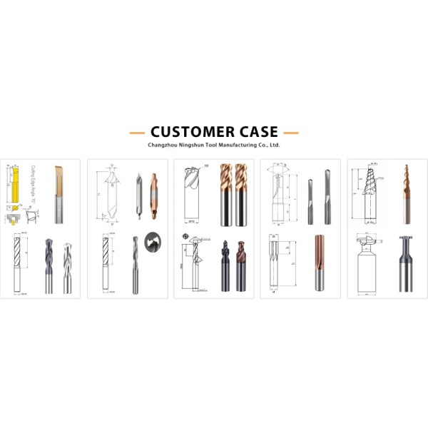 Two Flutes Thread Cutting Hand Taps M2 HSS M35 PM Customized Size