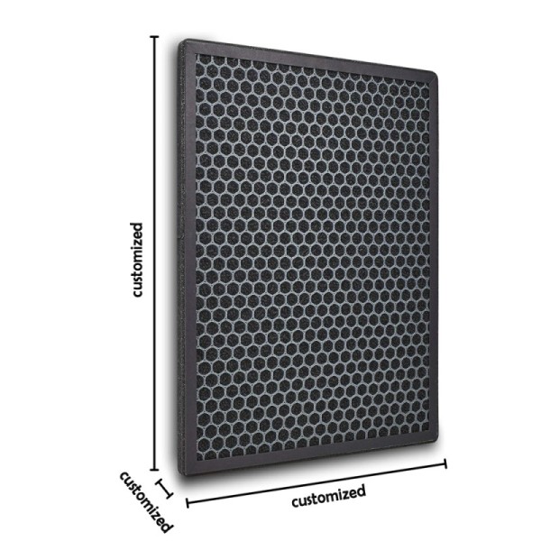 Customizable Activated Carbon Air Purifier Filter for Odor Removal and Formaldehyde Absorption