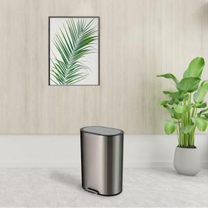 Wholesale Fingeprint Proof 9L Mini Stainless Steel Trash Can from china suppliers