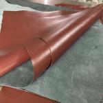 Bovine Split Finished Artificial Leather Fabric For Shoes Bags Belts Garments