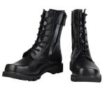 Genuine Leather Military Boots In Black And Durable Design
