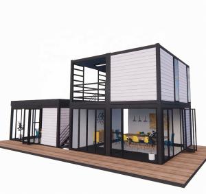 Wholesale 40ft Modern Prefabricated Double-Story Coffee Bar Restaurant Fast-Food Shop Tiny Mini Movable Outdoor Combined Container from china suppliers