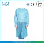 Medical Blue Disposable Isolation Gowns Blue Latex-Free For Hospitals, Medical