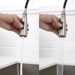 304/316 Stainless Steel Satin Finished Kitchen Faucet With Pull Down Out