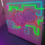 Station neon sign shopping mall neon wall sign handmade custom neon sign