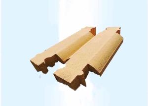 Wholesale Special Shaped 52-57% Al2O3 Kiln Insulation Bricks / Yellow Alumina Silica Fire Brick from china suppliers