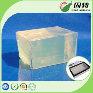 Wholesale Gift Box PSA Pressure Sensitive Adhesive Packaging Strong Adhesive, Yellow and semi-transparent Block Hot melt adhesive from china suppliers