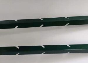 Wholesale 2ft Length Mild Steel 45x45x5mm Iron Angle Post Green Colored For Army from china suppliers