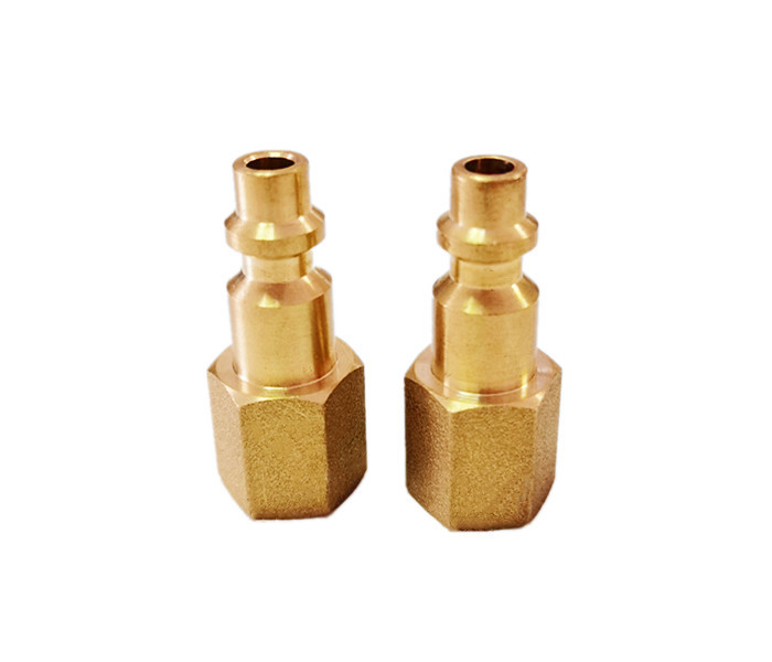Brass Air Tool Fittings 1/4 NPT Male Plug Connector