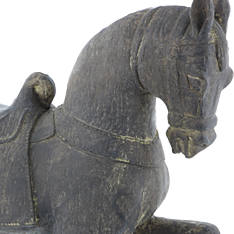 Office Tabletop Decoration Cast Iron Metal Art Handicrafts Horse Sculpture