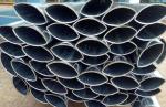 Galvanized Welded Flat Oval Steel Tube 0.2mm-2.5mm S235J S355J