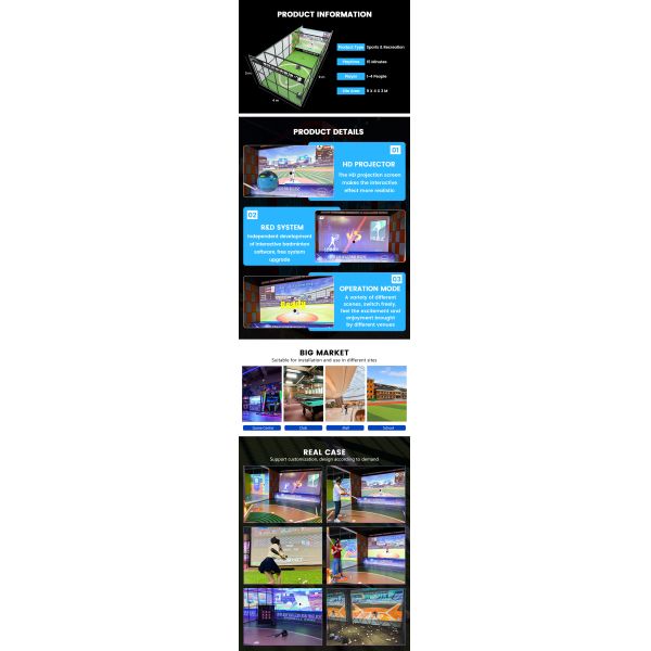 Immersive Interactive Sports AR Indoor Amusement Game Machine Ar Baseball Simulator