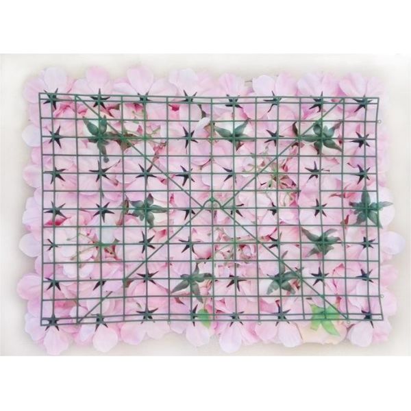 Outdoor Dahlia Rose Artificial Flower Wall Panels For Party Decoration Oem