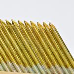 Stainless Steel Flat Head Nails Galvanized Framing Nails With Screw Shank