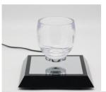 360 Rotating magnetic levitation Cocktail Glass cup display stands