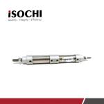 Aluminum Mini Dual Action Pneumatic Cylinder Sliver Double Acting Air Cylinder