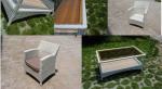 adjustable wicker outdoor sofa
