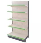 Steel Supermarket Display Rack Medium Duty Single Sided Customzied