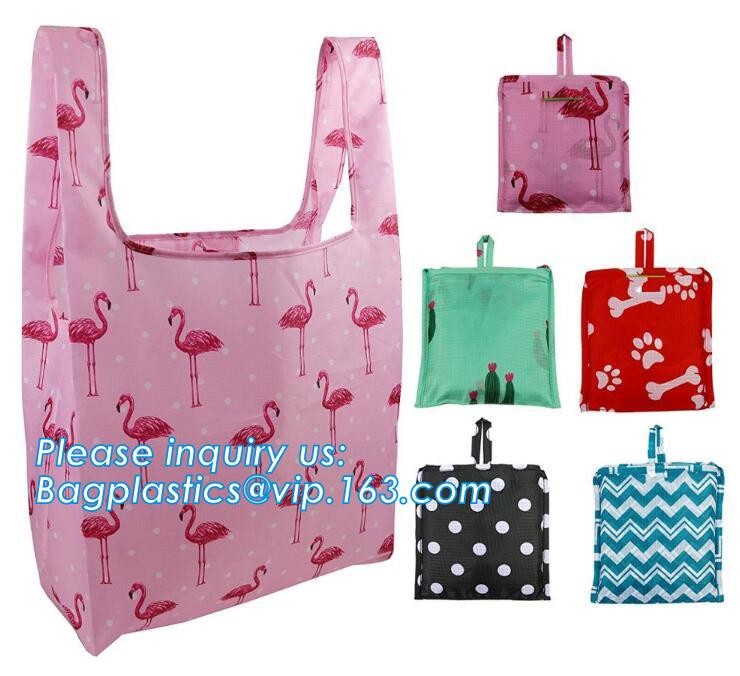 supermarket trolley reusable polyester shopping bag,Multifunctional reusable ripstop polyester shopping bag bagplastics